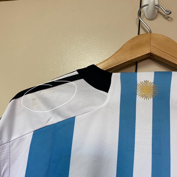 Adidas Argentina 2022 FIFA World Cup Soccer Home Jersey HF2157 size Large W/Tag - Picture 11 of 11